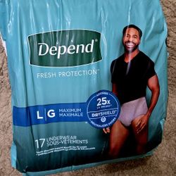 BRAND NEW SEALED PKG 17 COUNT SZ LG