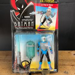 The Batman animated series, Mr. freeze with firing ice blaster