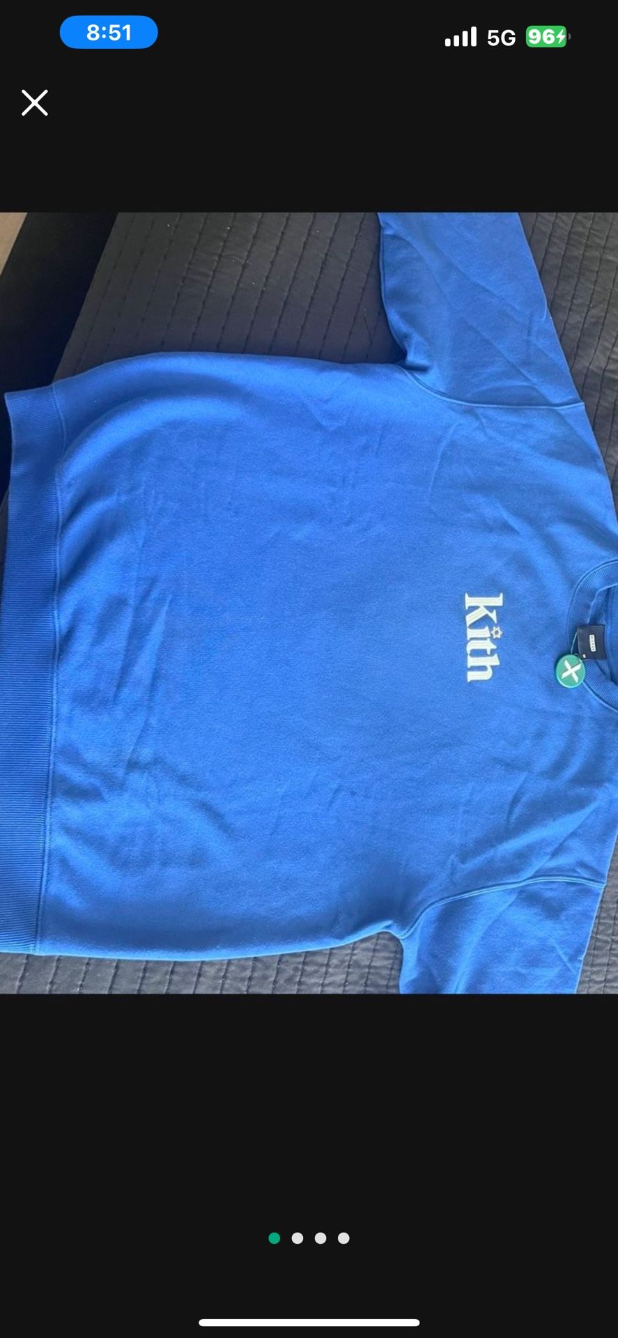 Kith Crewneck Size Medium Royal Blue