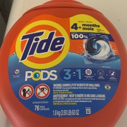 Tide Pods 76 Pacs Capsules
