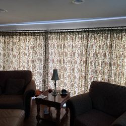 Lined Curtains For Big Window - 2 Panels