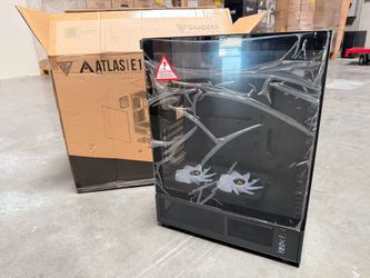 GAMDIAS ATLAS E1 Black Gaming PC Case w/ RGB Fans