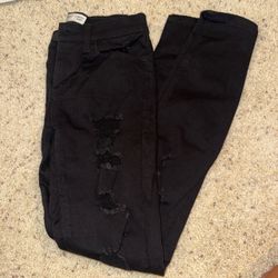 Mudd low rise blackskinny distressed jeans