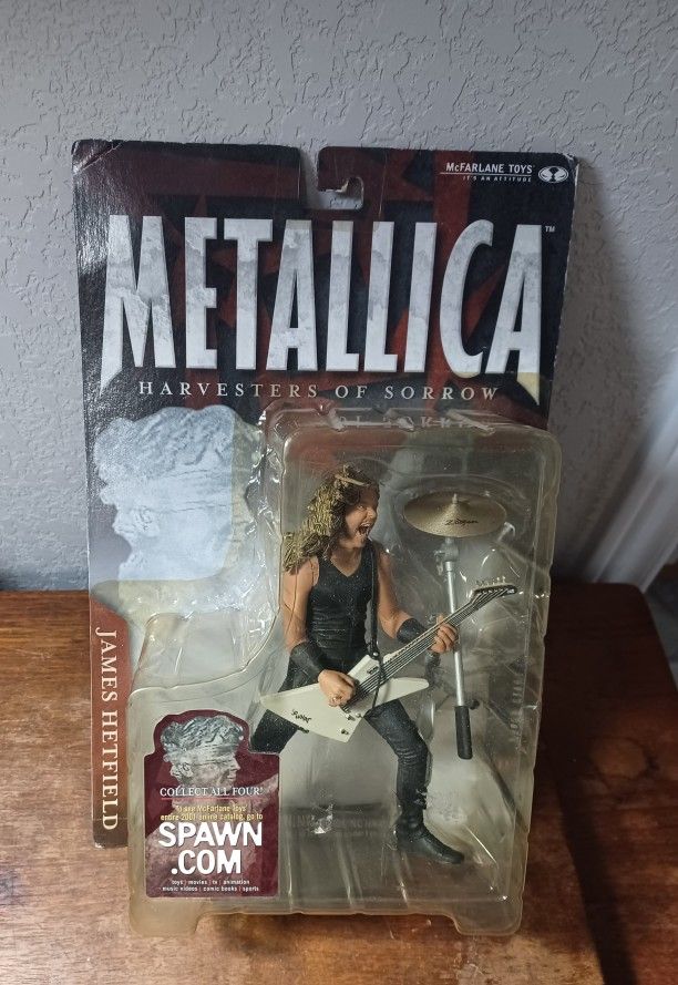 Metallica James Hetfield Mcfarlane 2001 Super Stage Figure