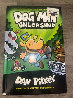 Dog man hard cover book