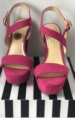 Jessica Simpson Fuscia heels Size 8 Sold out! Rare