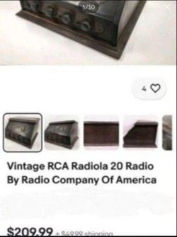True collectible hard to find radiola20 antique radio from the early 1920s