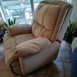Plush recliner