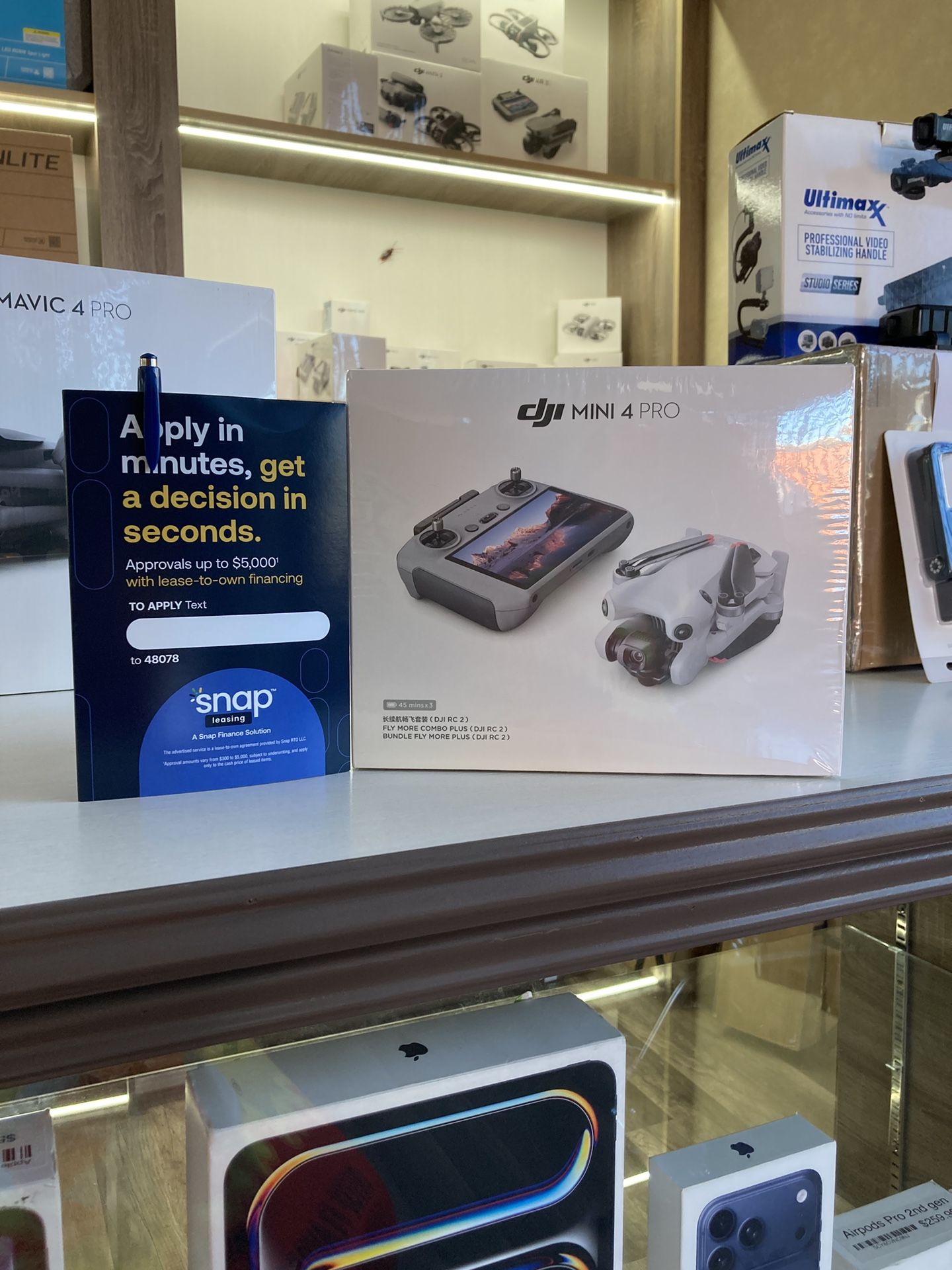 DJI Mini 4 Pro With RC 2 Remote Fly More Combo Plus (Located In Downey, CA)