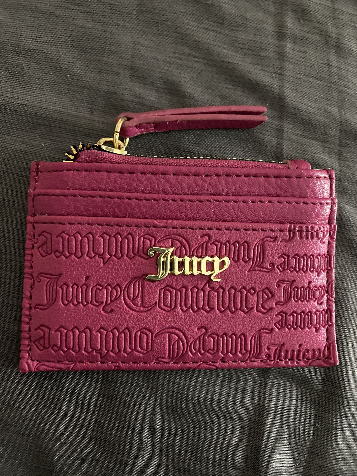 Juicy Couture Pink Card Case Wallet 