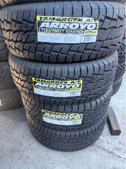 Lt285/70/17 arroyo  #4 New Tires Mount & Balance // Set De 4 Llantas Nuevas Instaladas Y Balanceadas