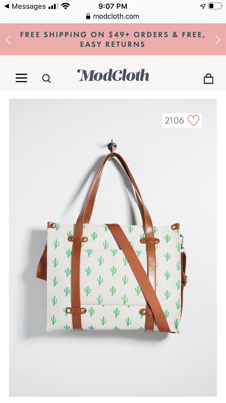 Camp Director Zipped Tote by ModCloth - Brand New in Original packaging