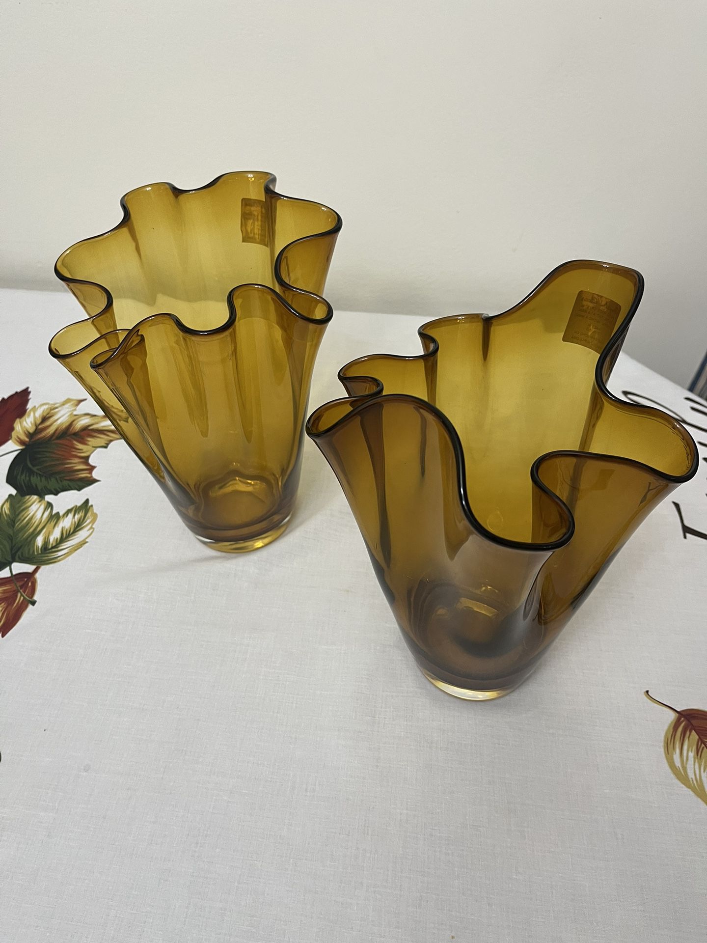 Crystal Clear Gold Vase