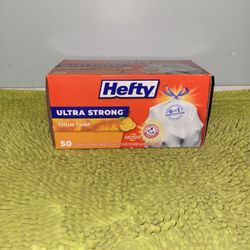 Hefty 50 Trash Bags 13 Gallons Citrus Twist