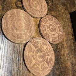 ☕️ Hearthstone Wooden Coasters *RARE* *COLLECTIBLE*