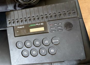 Roland PM-16Midi Interference