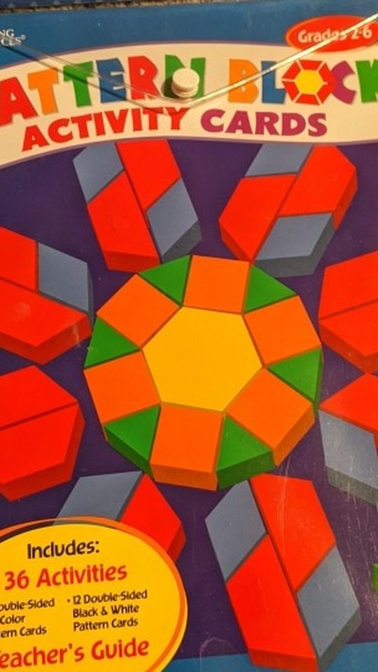 Pattern Block Cards NEW