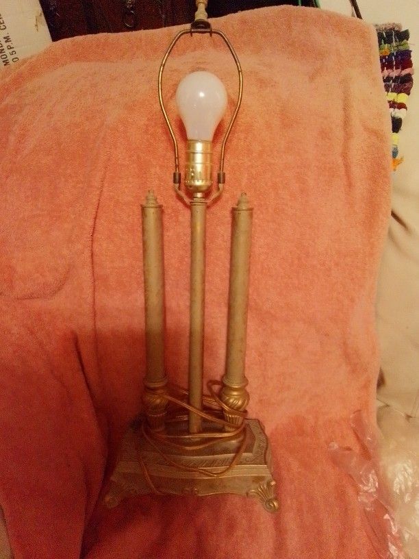 Gold Metal Lamp 