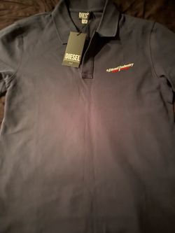 Diesel polo shirt size large for men looks like m