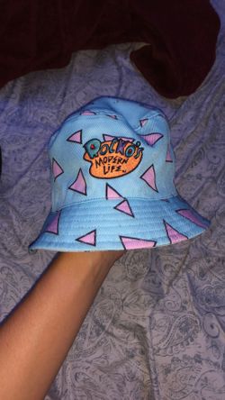Rockos Modern Life, Reversible Bucket Hat And Champion Bucket
