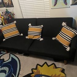 Black futon
