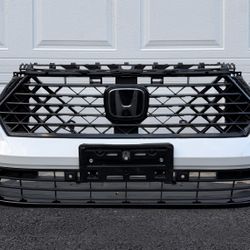 WHITE HONDA ACCORD FRONT BUMPER 2023 2024 2025 2026