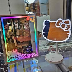 Hello Kitty LED Rechargeable Makeup Mirror