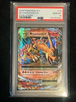 Pokemon 2016 XY Evolutions M Charizard EX 13/108 Holo PSA 10