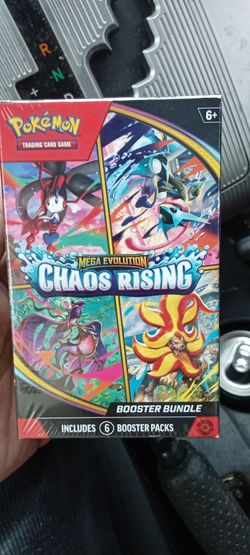 One Pokemon chaos rising booster bundle up for grabs