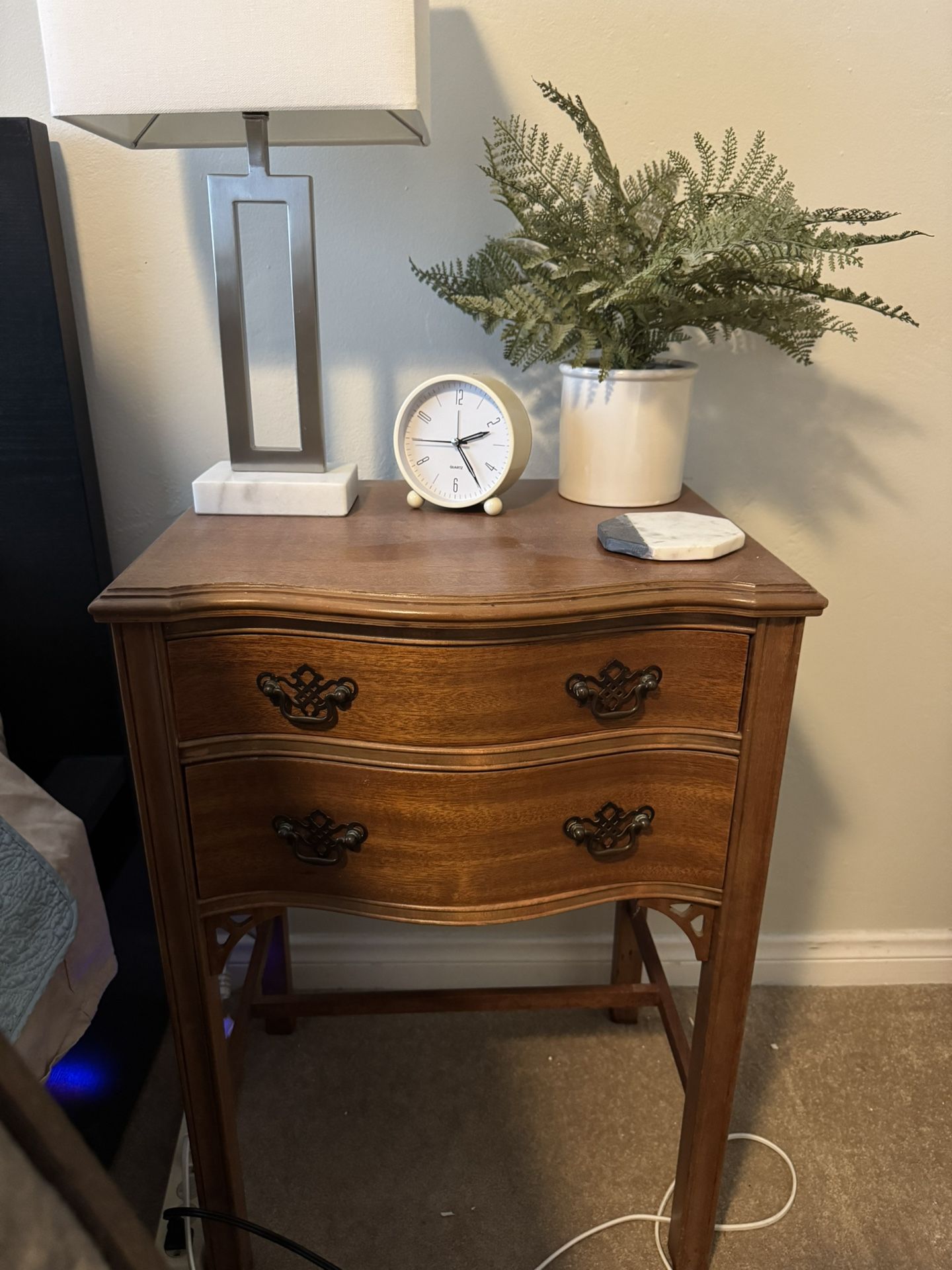 Wood End Table