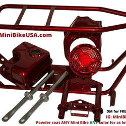 Let Us Powder Coat Your MiniBike! (Best prices In Florida!)