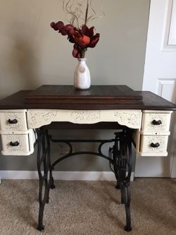 Vintage New Home Sewing Machine Desk for Sale in Chicago, IL - OfferUp