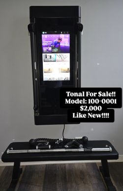 Tonal model: 100-0001  Like New!!