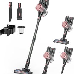 Homeika 28Kpa Cordless Vacuum, 380W Motor, 8-in-1 Lightweight Stick Vac with 50 Min Battery for Carpet & Pet Hair