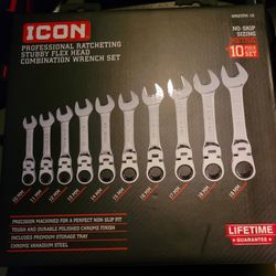 Icon Stubby RATCHETING Wrench Set Metric