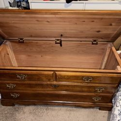 Solid Wood Cedar Hope Chest traditional style
