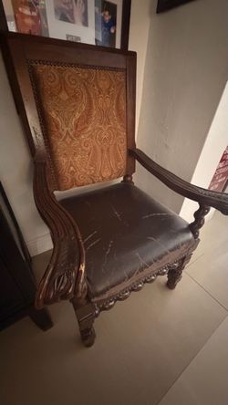 Unique Pair of Chairs ( Real Wood )