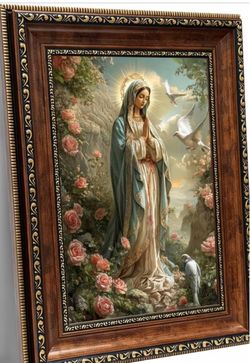 Virgin Mary Framed Religious Art Print
