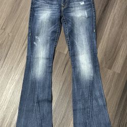 True Religion Women’s Flare Jeans – Size 27 – Blue Wash 