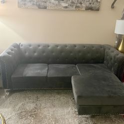 Soho 2 Piece Velvet Sectional