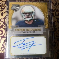 Tyler Eifert Autograph Card New
