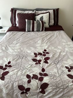 Full Sized Comforter With Pillows (5)