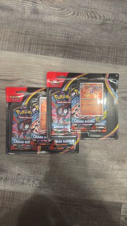 2 Mega Evolution Chaos Rising Charmeleon 3-Booster Blister Packs. Unopened. (2)
