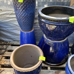 Blue Garden Pottery - Priced Individually 