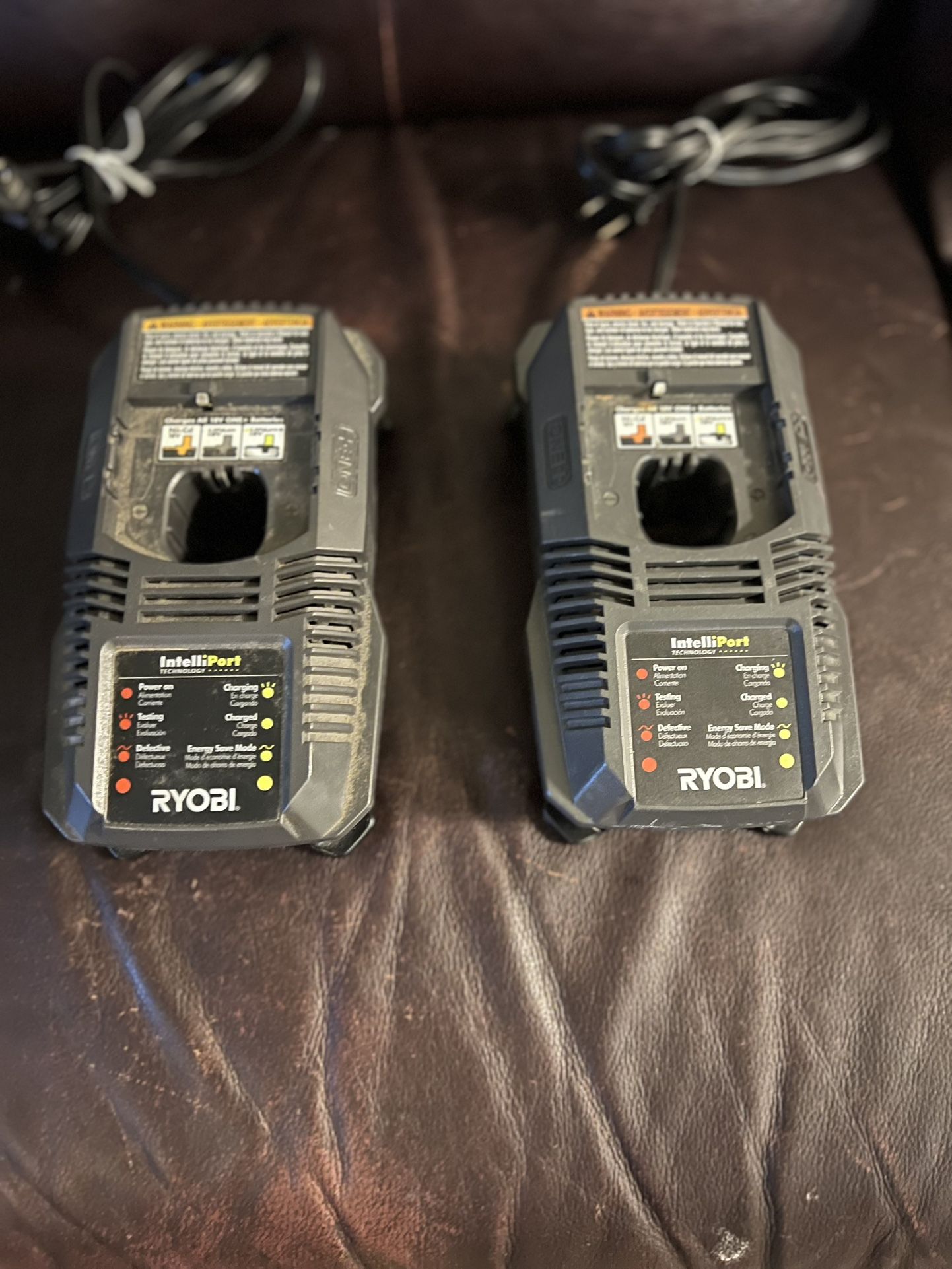 2 Ryobi Chargers
