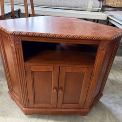 Corner Tv Cabinet - Mahogany 