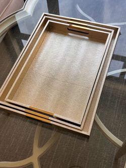 Gold Nesting Trays