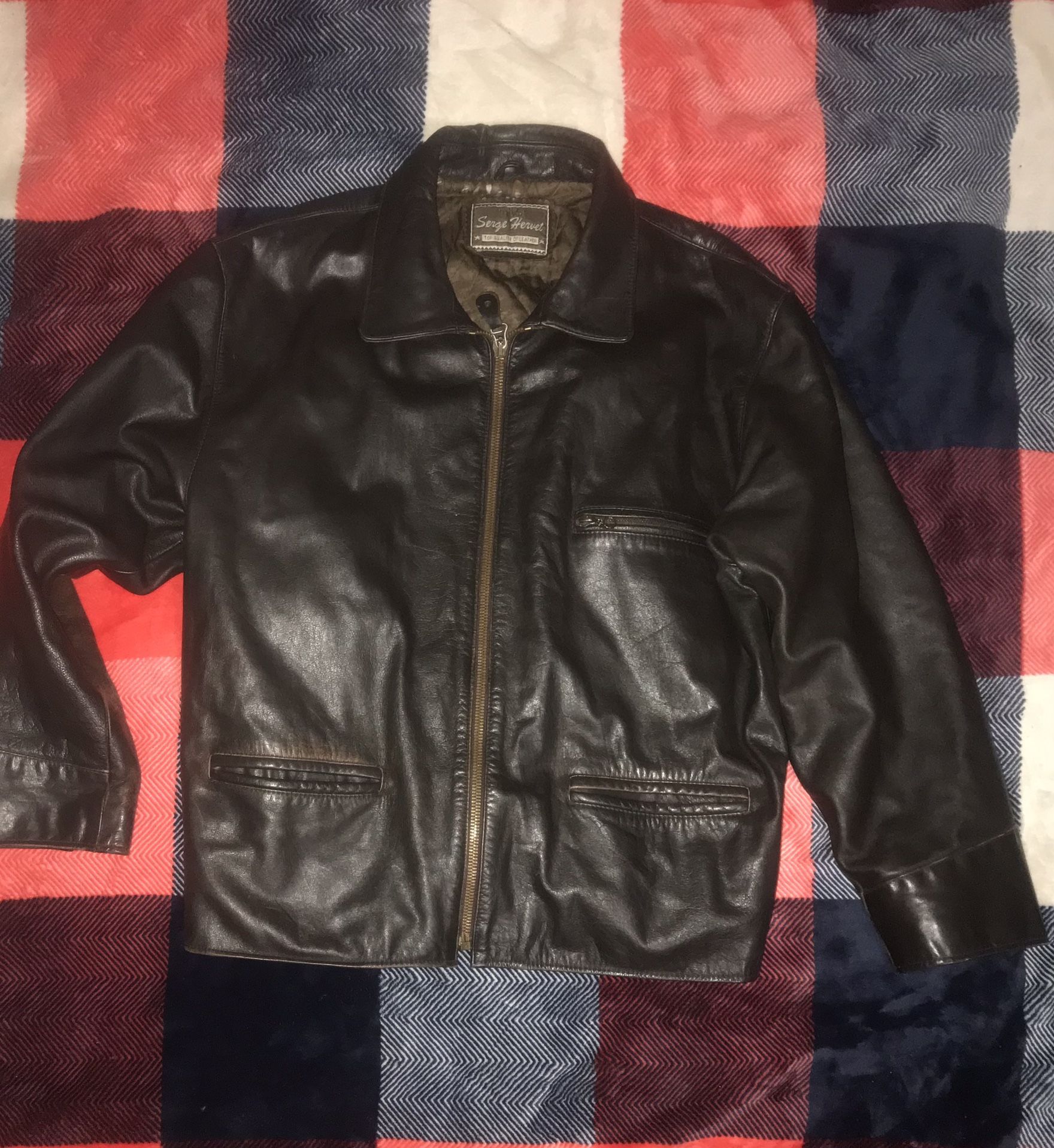 Serge Hervet Vintage Leather Jacket