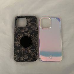 2 iPhone 13 Pro Cases + 1 Popsocket 