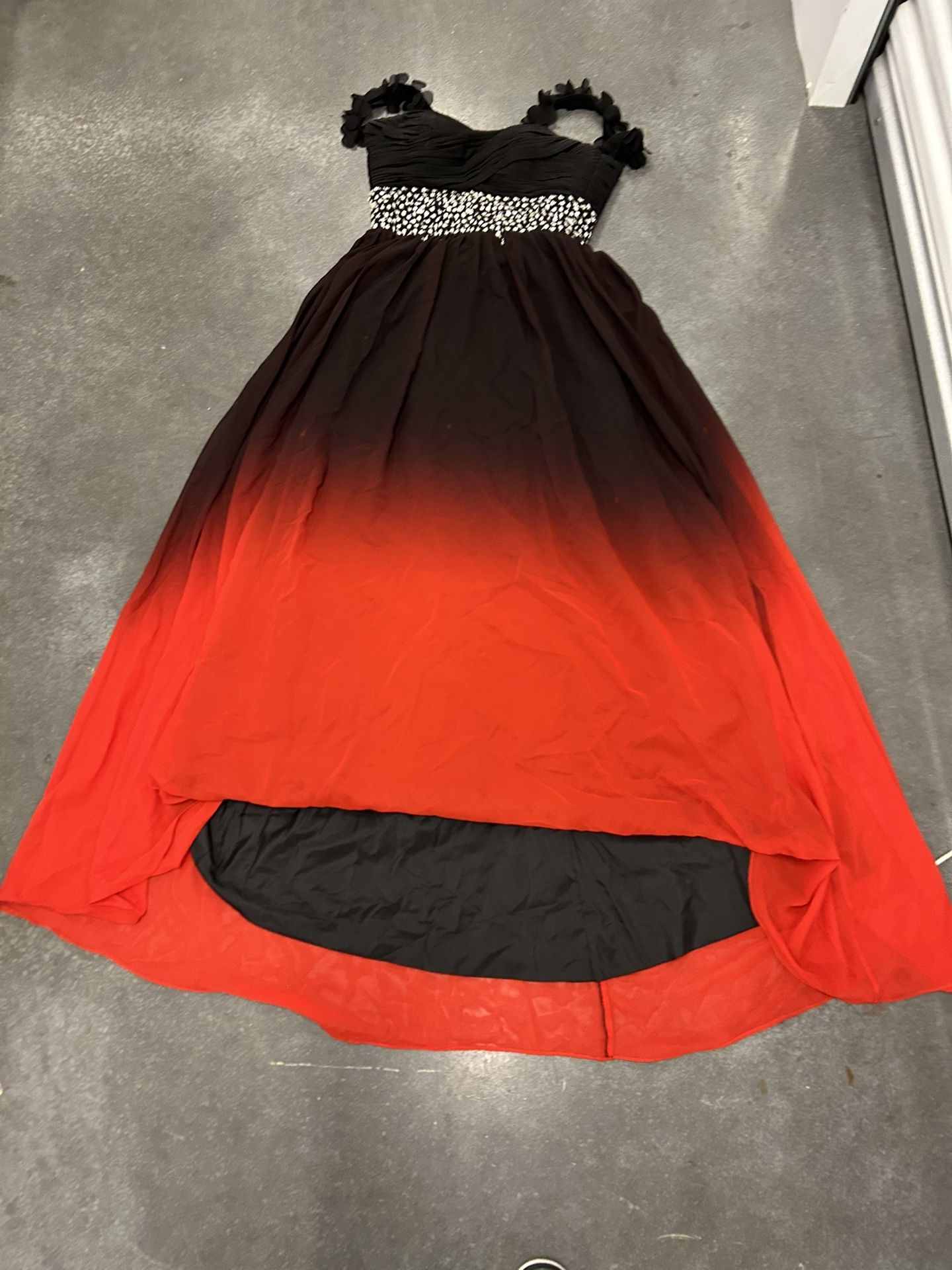 Red And Black Prom Dress